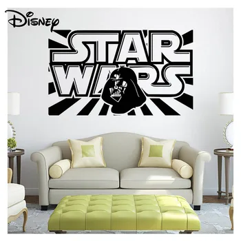 Disney Star wars soveværelse stue mærkat PVC vandtæt flytbare klistermærker
