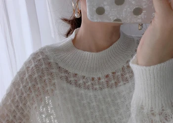 2021 Dame Vinter Strik Pullover Sweater Top & Lang Nederdel Sæt Korea Stil Plus Størrelsen Hule 2 Stykke Udstyr, Træningsdragt