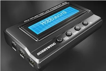 HOBBYWING 3i1 3 I 1 3i 1 Multifunktion LCD-Program Box program-kort (Integreret w/ USB-adapter, Lipo Voltmeter