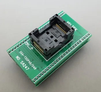 TSOP48 AT DIP48 Pitch 0,5 mm Chip Programmør Adapter SA247 IC Socket Test