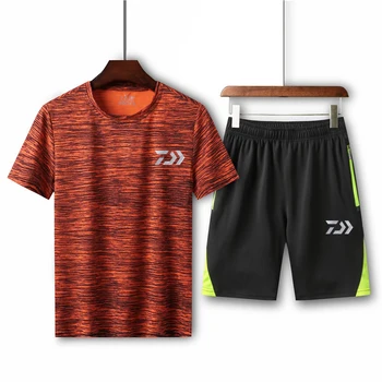 2020 Daiwa Sommeren Mænd Fiskeri Jersey Kort-langærmet Quick-dry Downhill Trøje T-shirt Casual Shorts Fiskeri, der Passer Fiskeri Shirt