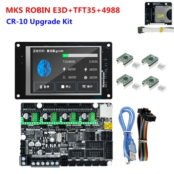 Creality Ender3 CR-10 dele MKS Robin E3D bundkort MKS TFT 35 touch screen a4988 drv8825 TMC2209 TMC2208 stepper motor driver