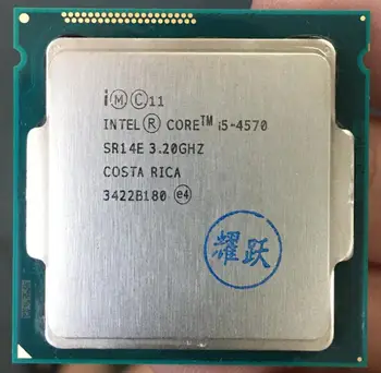 Intel Core i5-4570 i5 4570 Processor med Quad-Core LGA1150 Desktop CPU fungerer korrekt Desktop Processor