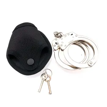 Offentlig Multifunktionelle Jagt Pose Værktøj Key Manchet Holder Simulering Håndjern Bag Nøglering Ring Handcuff Tilfælde Pose Hånd Taske