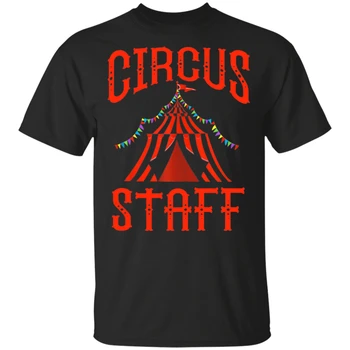 Vintage Cirkus Tema Fødselsdag Sort T-Shirt, Størrelse M-3Xl Tilpas t-Shirt