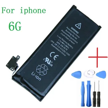 Mobiltelefon Batteri Til iPhone 6 6G Reelle Kapacitet 1810mAh 3.8 V batteri til iphone 6 Med Reparation Værktøjer Kit