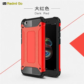 For at Dække Xiaomi Redmi Gå Tilfælde TPU & PC Rustning Kofanger Etui Beskyttende Tilbage Phone Case For Xiaomi Redmi Gå Dækning 5