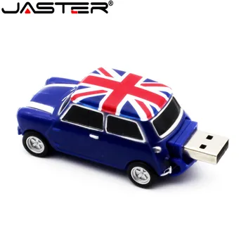 JASTER Mini Bil Model pendrive, 4GB, 8GB, 16GB, 32GB, 64GB USB 2.0 USB-Flash-drev, memory stick pen-drev Gave U disk gratis fragt