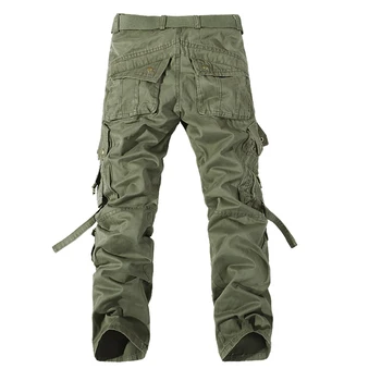 Mode Cargo Bukser Taktiske Bukser Mænd Sweatpants Høj Kvalitet Casual Bomuld Militære Sved Mand Joggere Camouflage Plus Størrelse
