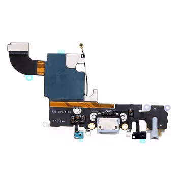 Til iPhone 6S Dock-Stik USB-Opladning Port, Flexcable Hvid sort incl. 2 x skruetrækker til nem installation af MMOBIEL