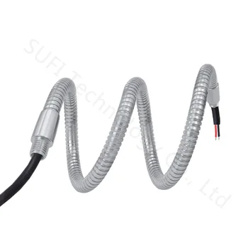 Dia 10mm led svanehals metal slange universal Slange af Metal slangeformet rør Til DIY LED bordlampe sengelampe, moxibustion lys