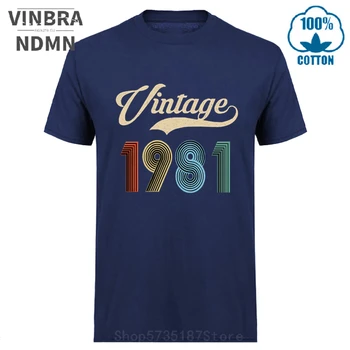 80'er Tøj Årgang 1981 T-Shirt 39 fødselsår Tee Født i 1981 T-shirts Hej i klubben 40 År Tshirt fødselsdag gaver apparel
