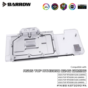 Barrow 3080 3090 GPU Vand Blokere for ASUS MSI Farverige Gigabyte Gainward GALAXY 5v ARGB GPU Køler, BS-AST3090-PA