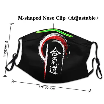 Ansigt Maske Aikido Unikke Design Anti Tåge, Støv Beskyttelse Maske