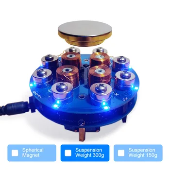 Intelligent Magnetisk Levitation Flydende Displayet Levitator DIY Kit Magnet Suspension Core med LED Lampe til Skolen Eksperimenter