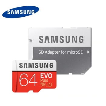 SAMSUNG EVO Plus Hukommelseskort Class10 100MB 256GB 128GB 64GB Micro-SD-Kort med UHS-jeg U3 4k MicroSDXC TF Kort til Kamera drone