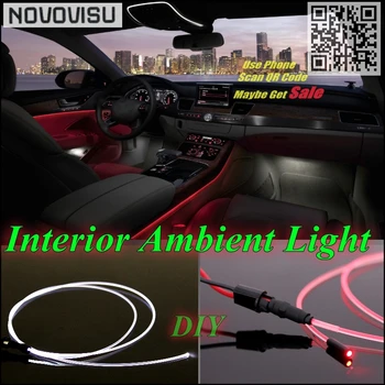 NOVOVISU For Audi A7 S7 RS7 4G Bilen Omgivende Lys Panel-belysning Til Bil Inde i Luften Kølig Strip Light / Optisk Fiber