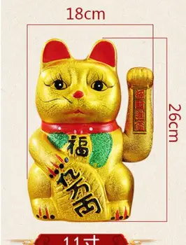 Zodiac håndværk artikler Keramiske guld Fat cat keramiske Japansk sparegris Dyr Rigdom heldig sparegris bstatue hjem bryllup