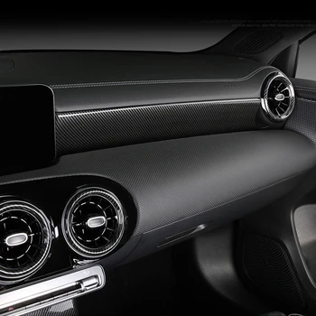 2stk Bil Beskyttende Dække Dashboard Instrument Panel Trim Tilbehør Til Mercedes Benz A-Klasse W177 V177 A180 A200 A220 A250