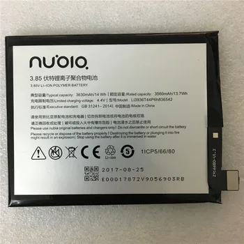 Original Li3936T44P6h836542 3630mAh Batteri Til ZTE/Nubien Nubien M2, Nubien M2 Dual SIM, Nubien M2 Dual SIM TD-LTE, NX551J Batteri