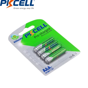 5Pack PKCELL NIMH aaa Genopladelige Batteri 850mah aaa 3A 1,2 V AAA-Batterier NI-MH Genopladelige LSD batteri Til Fjernbetjeningen
