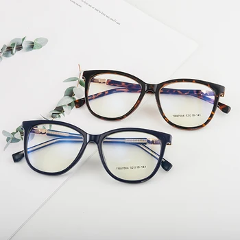 LONSY Høj Kvalitet læsebriller Ramme For Kvinder Anti Blåt Lys, Computer Presbyopic Briller Dioptrier +100 +200 +300 +400