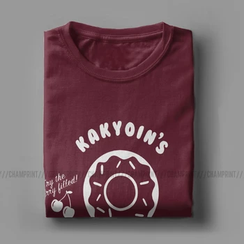 Kakyoin ' s Donuts T-Shirt Mænd Nyhed T-Shirts Runde Krave Jojos Bizarre Eventyr Animationsfilm Jjba Manga Tees Korte Ærmer Tøj