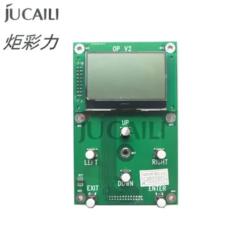Jucaili Eco-solvent printer 6-knapperne nede bord med skærmen til epson dx5/dx7/xp600/5113 for Senyang enkelt hoved yrelsen kit