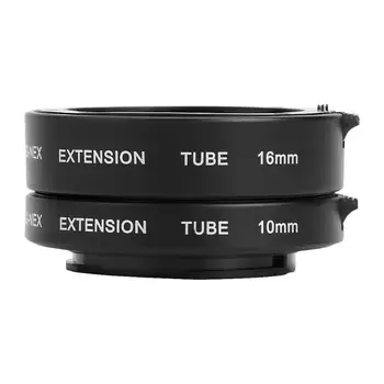 Makro Extension Tube Ring Kit Kamera med autofokus Linse Tilbehør til Sony NEX E Mount-Kamera Professionel 10mm 16mm