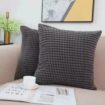 Hør Dække Solid Pude Tilfælde Strømmer Stribe Solid Farve PinHome Dekorativ Pillow Cover Stue Sofa Sæde Pude Dækker