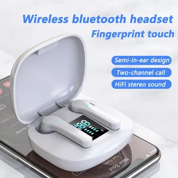 Bluetooth-Hovedtelefoner Trådløse In-Ear-Øretelefoner Sport Headset Støj-Annullere Hovedtelefoner Med Mikrofon Til Alle Telefoner