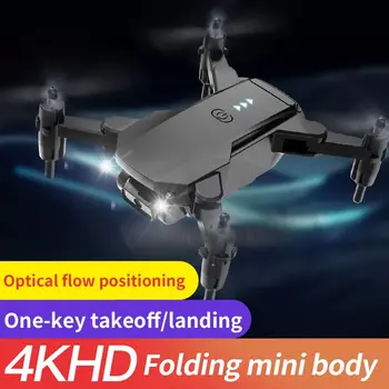 4K 1080P HD Mini Drone med Kamera, WiFi FPV Drone Sammenklappelig Dual Camera lufttryk Højde Hold Rc Helikopter, Som for Gave