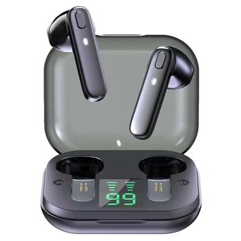 R20 Trådløse Øretelefoner TWS 5.1 Bluetooth-Hovedtelefoner Trådløse Headset Led Display IPX6 Vandtæt Med Mico HiFi Premium Sound Støj