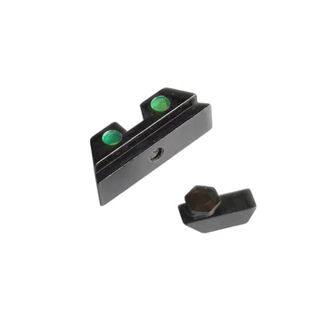 Magorui Fiberoptiske Foran Synet Bageste Bekæmpe Rød Grøn Fiber Dot Sight for Glock Taktiske Jagt Optiske Syn Kollimator