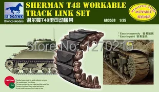 Bronco AB3538 1/35 Sherman T48 Brugbare Spor Link Sæt