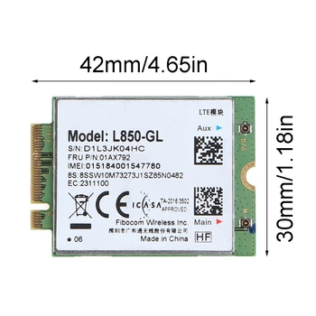 4G LTE Trådløse Modul L850-GL M. 2 Kort FRU 01AX792 for Thinkpad Carbon Gen6 X280 T580 T480s L480 X1 Yoga Gen 3 X6HA