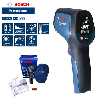 Bosch Termometer GIS 500 berøringsfri Infrarød Laser Termometer Termometer Industrielle Elektronisk Termometer