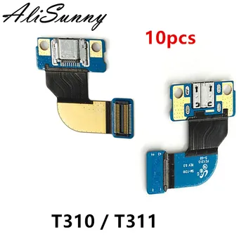 AliSunny 10stk Opladning Flex Kabel til SamSung Tab 3 T310 T311 8.0 Tab3 Oplader Port USB-Dock-Stik Reservedele