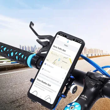 ARVIN Aluminium Motocycle Cykel Mobiltelefon Holder Stand For iPhone 8P XR Sansung S9 Mountainbike Cykelstyr GPS-Mount Beslag