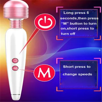 Multi-hastigheder Vibratorer Til Kvinder Klitoris Magic Wand-G Spot Vibrator Sex Legetøj Til Kvinde Vibromasseur Sextoy Femme Gode Levende