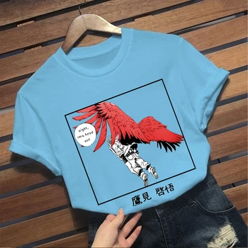 2020 Unisex T-Shirt, Min Helt, den Akademiske verden Hawks Animationsfilm Oversize T-Shirt, Mænds Tøj, Streetwear Casual Toppe