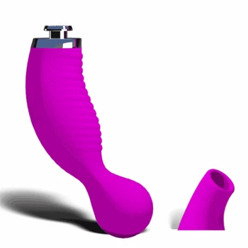 Pretty love 3 i 1 Suge-og vibrerende G-spot og klitoris stimulator sex brystvorten legetøj til kvinder eller Lesbiske partner