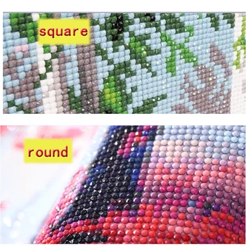 YI LYSE Fuld Square/Runde Bor Diy Diamant Maleri Månen Dyr Liv i Stor Størrelse 5d Embroidery Mosaik Cross Stitch Kits Håndværk