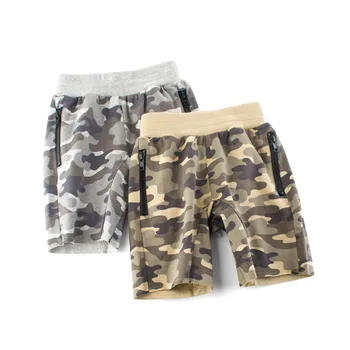 2019 Europæisk stil børnetøj Nye Sommer Mode camouflage børns bukser børns bukser drenge i korte bukser