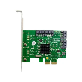 PCIe-4 porte SATA III RAID Converter kort SATA 6G RAID-udvidelseskort 88SE9230 chipset