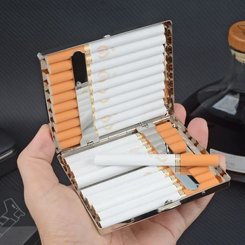 Høj Kvalitet Mænds Cigaret Automatisk Metal Tobak Max 20pcs 84MM Cigaretter Holder Rygning Tilbehør til Salg