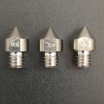 2 stk Titanium Legering Alle Metal Hotend MK8 Dyse til Micro Schweiziske CR10 Creality CR-10 Ender 3 MK8 Mk9 ekstruder 3D-Printer