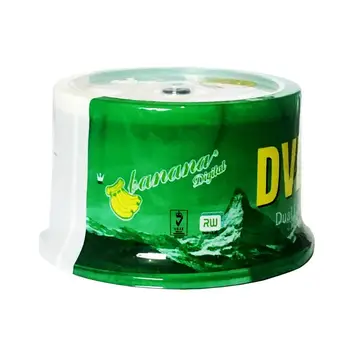 50 Stykker Banan White Inkjet Printable 8X DVD+R DL (Double-Layer Skrivbar Disk Media-8.5 GB DVD-disk oprindelige cake box