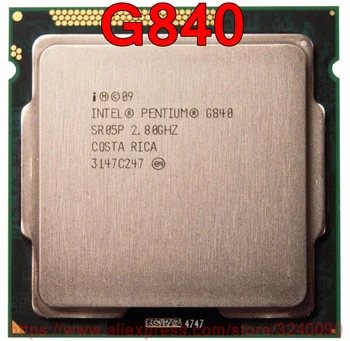 Original Intel PENTIUM CPU G840 SR05P Processor 2.80 GHz 3M Dual-Core, Socket 1155 gratis forsendelse, hurtig skib ud