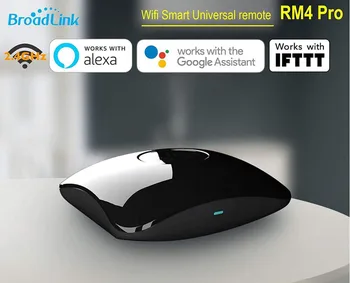 Broadlink RM4 Pro-433/315Mhz Oprindelige Smart Home RM Mini 3 WiFi IR-RF 4G-Tale-Fjernbetjeningen er Kompatibel med Alexa, Google Startside